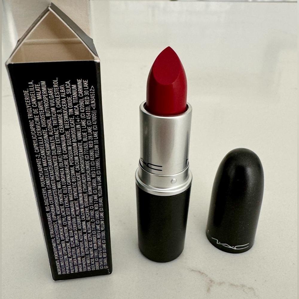 MAC Cosmetics Brave Red Cremesheen Lipstick